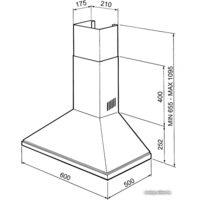 Кухонная вытяжка Smeg KSED65BE - Изображение №3 — Chaika Market