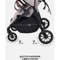 Коляска прогулочная «книга» Rant Twinny RA151 2025 (milk coffee) - Изображение №9 — Chaika Market
