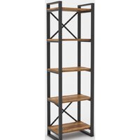 Стеллаж Hype Mebel Стандарт 50x170 (черный/дуб галифакс олово) — Chaika Market