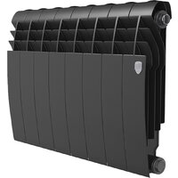 Биметаллический радиатор Royal Thermo Biliner B 350 Черный - 8 секций — Chaika Market