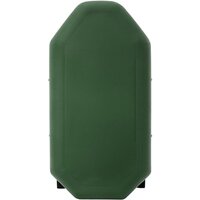 Гребная лодка Тонар Шкипер 240 (зеленый) - Изображение №2 — Chaika Market