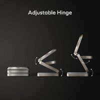 Беспроводное зарядное Momax Q2.Mag 3-in-1 UD31L (титановый) - Изображение №6 — Chaika Market