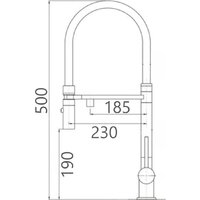 Смеситель Gross Aqua Neosteel 3188611SSB - Изображение №2 — Chaika Market