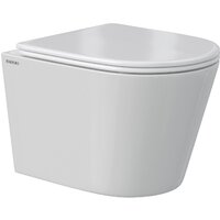 Унитаз подвесной Berges Wasserhaus Vita Rimless 043381 (с сиденьем) - Изображение №4 — Chaika Market