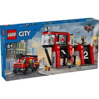 Конструктор LEGO City 60414 Пожарная станция с пожарной машиной — Chaika Market