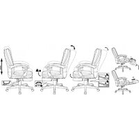 Офисное кресло Бюрократ CH-824MSG-BF (черный) - Изображение №14 — Chaika Market