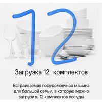 Встраиваемая посудомоечная машина MAUNFELD MLP6022A01 - Изображение №24 — Chaika Market