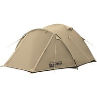Треккинговая палатка Tramp Lite Camp 3 (песочный) — Chaika Market