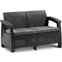 Набор садовой мебели Keter Corfu Rest Set 241725 (графит) - Изображение №4 — Chaika Market
