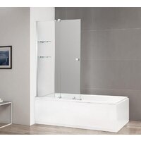 Стеклянная шторка для ванны Cezares Stream-VFS-11-100/150-C-Cr — Chaika Market