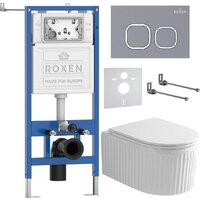 Унитаз подвесной Roxen StounFix Dual Fresh 968280 - Изображение №2 — Chaika Market