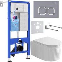 Унитаз подвесной Roxen StounFix Dual Fresh 968280 - Изображение №1 — Chaika Market