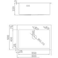 Кухонная мойка Gerhans K36050B (графит) - Изображение №2 — Chaika Market