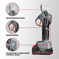  Profipower ProfiSet-2G20 E0217 (цепная пила, секатор, 2 АКБ) - Изображение №4 — Chaika Market