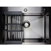 Кухонная мойка Berge 6045 Premium (черный) - Изображение №6 — Chaika Market