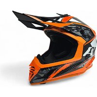 Мотошлем AIM RH855 Carbon Terrain RH855T-DBO-M (M, черный/оранжевый) - Изображение №2 — Chaika Market