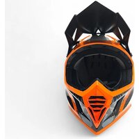 Мотошлем AIM RH855 Carbon Terrain RH855T-DBO-M (M, черный/оранжевый) - Изображение №6 — Chaika Market