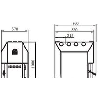 Свободностоящая печь-камин Термофор Доцент СД, ТВ - Изображение №3 — Chaika Market