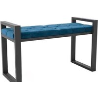 Банкетка Hype Mebel Бридж (черный/синий) — Chaika Market