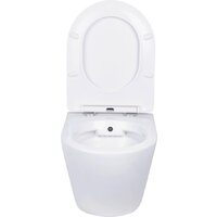 Унитаз подвесной Roxen Antares Bidet в комплекте с инсталляцией StounFix Dual Fresh 6 в 1 953833 (кнопка: белый глянец) - Изображение №8 — Chaika Market