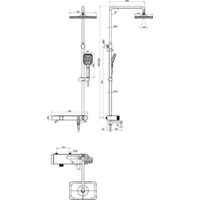 Душевая система  Cersanit Vivo 64089 - Изображение №11 — Chaika Market