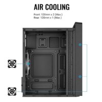 Корпус AeroCool CS-109-G-BK-v1 - Изображение №7 — Chaika Market