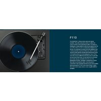 Виниловый проигрыватель Rekkord Audio F110 (AT3600L, черный) - Изображение №2 — Chaika Market