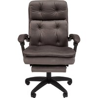 Офисное кресло CHAIRMAN Home 442 (ткань, Т-55 серый) - Изображение №2 — Chaika Market