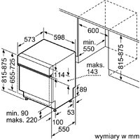 Встраиваемая посудомоечная машина Bosch Serie 4 SMI4HCS07E - Изображение №9 — Chaika Market