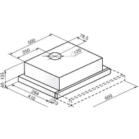 Кухонная вытяжка Faber Flox Glass BK A60 [110.0436.364] - Изображение №2 — Chaika Market