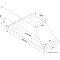 Кухонная вытяжка BEKO HNU 51311 SH - Изображение №7 — Chaika Market