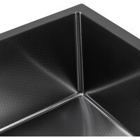Кухонная мойка ARFEKA ECO AR 450*450 BLACK PVD NANO DECOR - Изображение №4 — Chaika Market