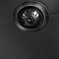 Кухонная мойка ARFEKA ECO AR 450*450 BLACK PVD NANO DECOR - Изображение №3 — Chaika Market