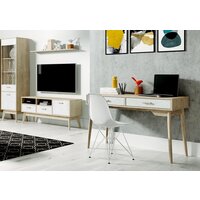 Стол Мебельград Калгари (дуб натуральный светлый/белый матовый) - Изображение №3 — Chaika Market