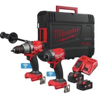  Milwaukee M18 ONEPP2A3-502X 4933493244 (шуруповерт, винтоверт, 2 АКБ, кейс) — Chaika Market