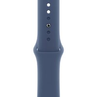 Умные часы Apple Watch Series 10 42 мм (алюминиевый корпус, серебристый/синий, спортивный силиконовый ремешок S/M) - Изображение №3 — Chaika Market