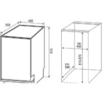 Встраиваемая посудомоечная машина Zigmund & Shtain DW 301.4 - Изображение №6 — Chaika Market