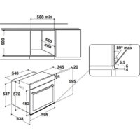 Электрический духовой шкаф Whirlpool W6 4PS1 OM4 P - Изображение №2 — Chaika Market