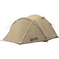 Треккинговая палатка Tramp Lite Camp 2 (песочный) — Chaika Market