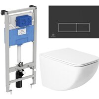 Унитаз подвесной Saniteco KW-99048 + R020467 + R0121A6 — Chaika Market