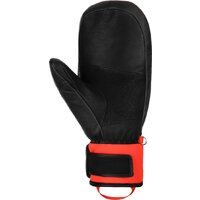 Горнолыжные варежки Reusch Warrior Team 6211422-7809 (р-р 10.5, Mitten Black/Fluo Red) - Изображение №2 — Chaika Market
