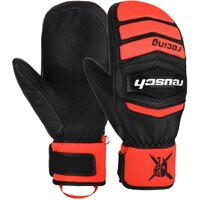 Горнолыжные варежки Reusch Warrior Team 6211422-7809 (р-р 10.5, Mitten Black/Fluo Red) - Изображение №3 — Chaika Market