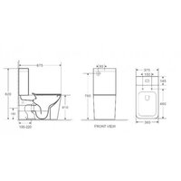 Унитаз напольный WeltWasser Gelbach 001 XL GL-WT (белый глянец) - Изображение №2 — Chaika Market