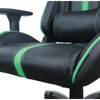 Игровое (геймерское) кресло Brabix GT Carbon GM-120 (черный/зеленый) - Изображение №10 — Chaika Market