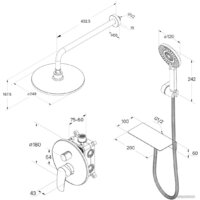 Душевая система  IDDIS Rora RORSB02M67 - Изображение №12 — Chaika Market