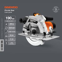 Дисковая (циркулярная) пила Daewoo Power DAS 1600-190L - Изображение №2 — Chaika Market