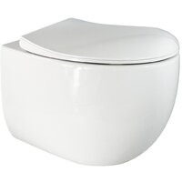 Унитаз подвесной Roxen Egg в комплекте с инсталляцией StounFix Dual Fresh 6 в 1 968442 (кнопка: сатин) - Изображение №4 — Chaika Market