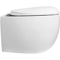 Унитаз подвесной Roxen Egg в комплекте с инсталляцией StounFix Dual Fresh 6 в 1 968442 (кнопка: сатин) - Изображение №5 — Chaika Market