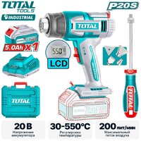 Промышленный фен Total TBLI20035 (с 1-им АКБ, кейс) — Chaika Market