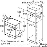 Электрический духовой шкаф Bosch Serie 8 HRG7361B1 - Изображение №11 — Chaika Market